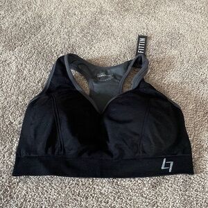 Sport Essentials by FITTIN Black Sports Bra SIZE L